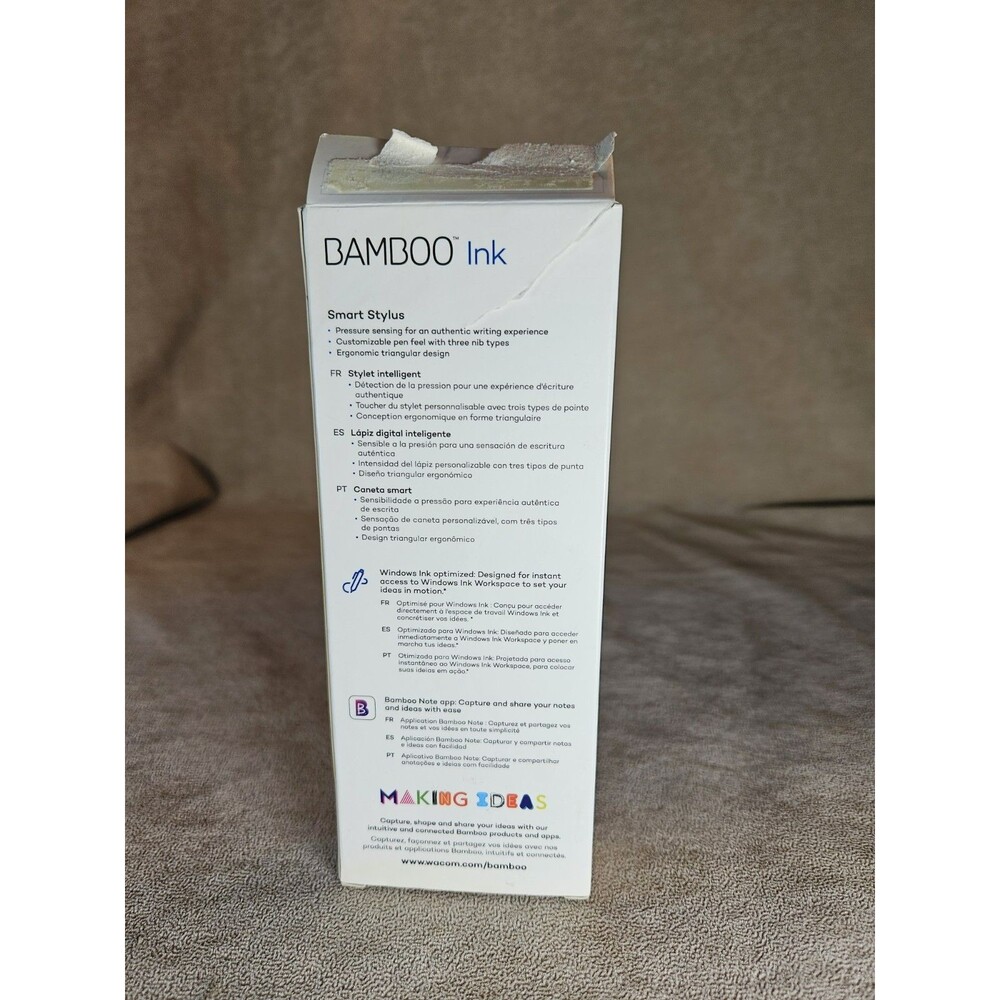Wacom CS321AK Bamboo Ink Smart Stylus Optimized For Windows Ink NEW Open Box - Picture 7 of 9